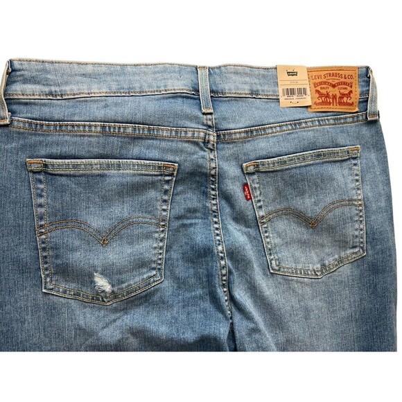 Levi's Women's 721 High Rise Skinny Leg Factory Distressed Stretch Jeans 33 x 30 - Picture 10 of 15